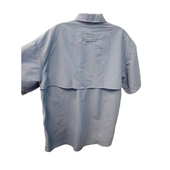 L.L. Bean Blue Performance Vented Fishing Shirt size Large - Picture 4 of 10